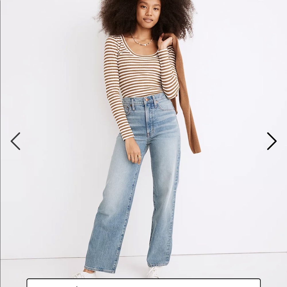 Madewell Perfect vintage wide leg crop jean
